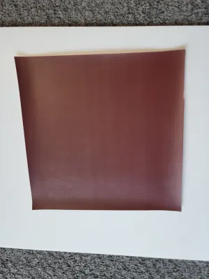 12x12 Faux Leather Vinyl - Burgundy