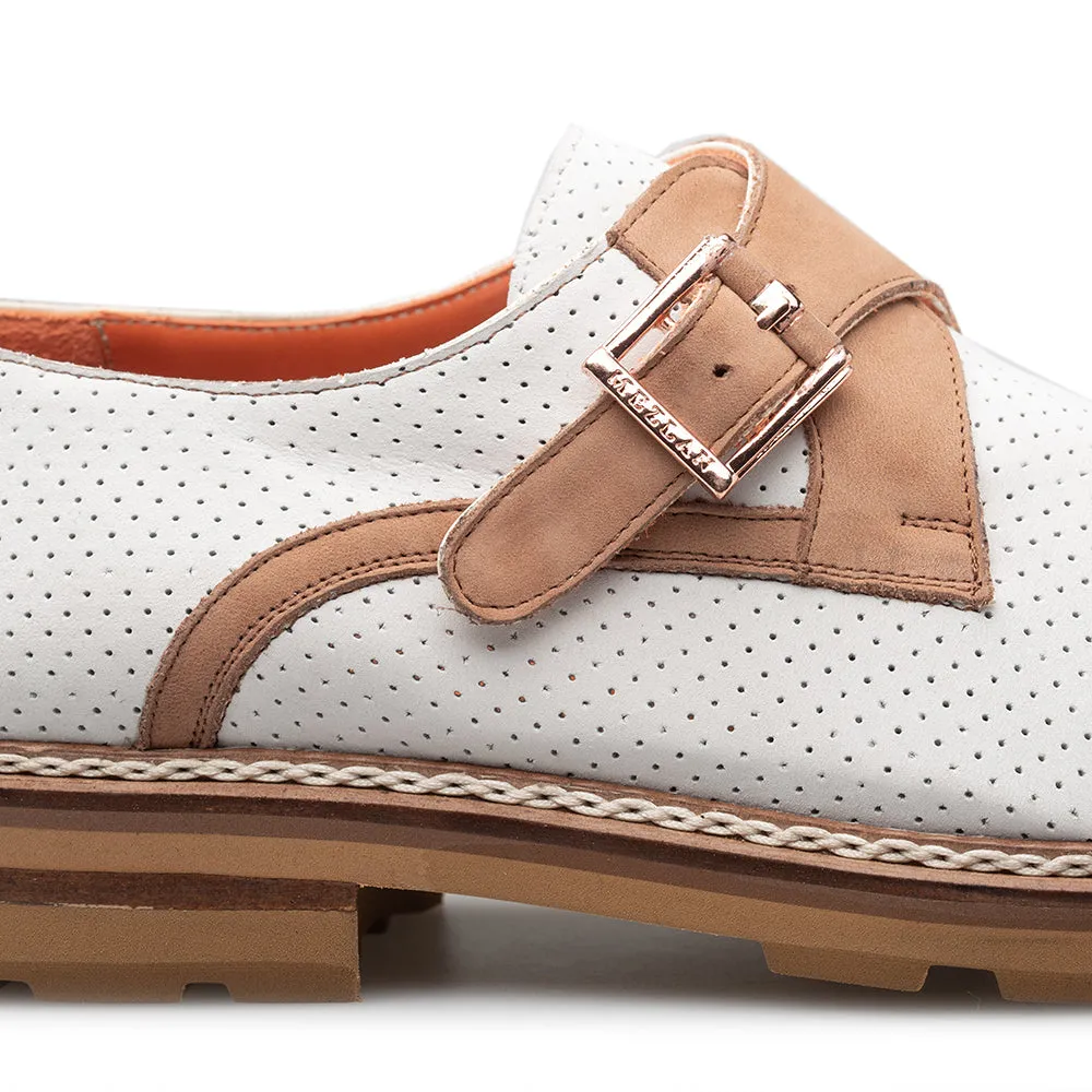 Alari Perforated Nubuck Monk