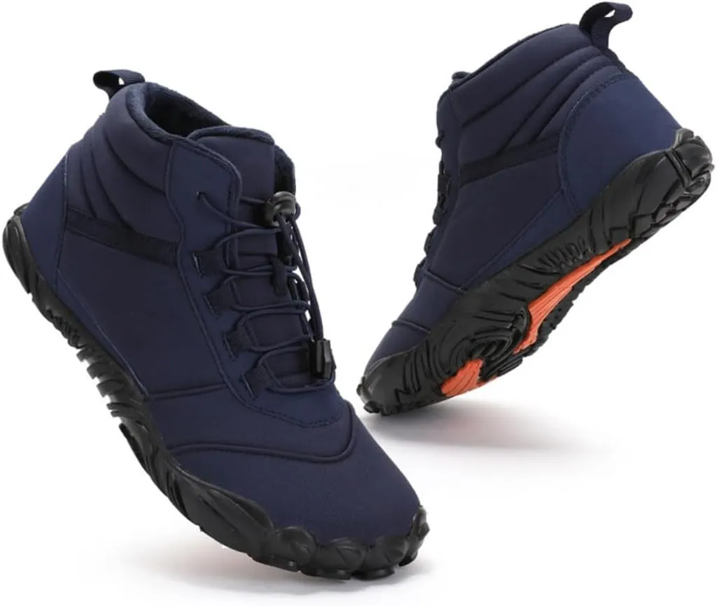 Barefoot Boots Women Waterproof Barefoot Hiking Boots for WinterLightweight Breathable Barefoot TrainersWomen Men Trail Running Shoes Outdoor Hiking Trekking Boots Sneakers