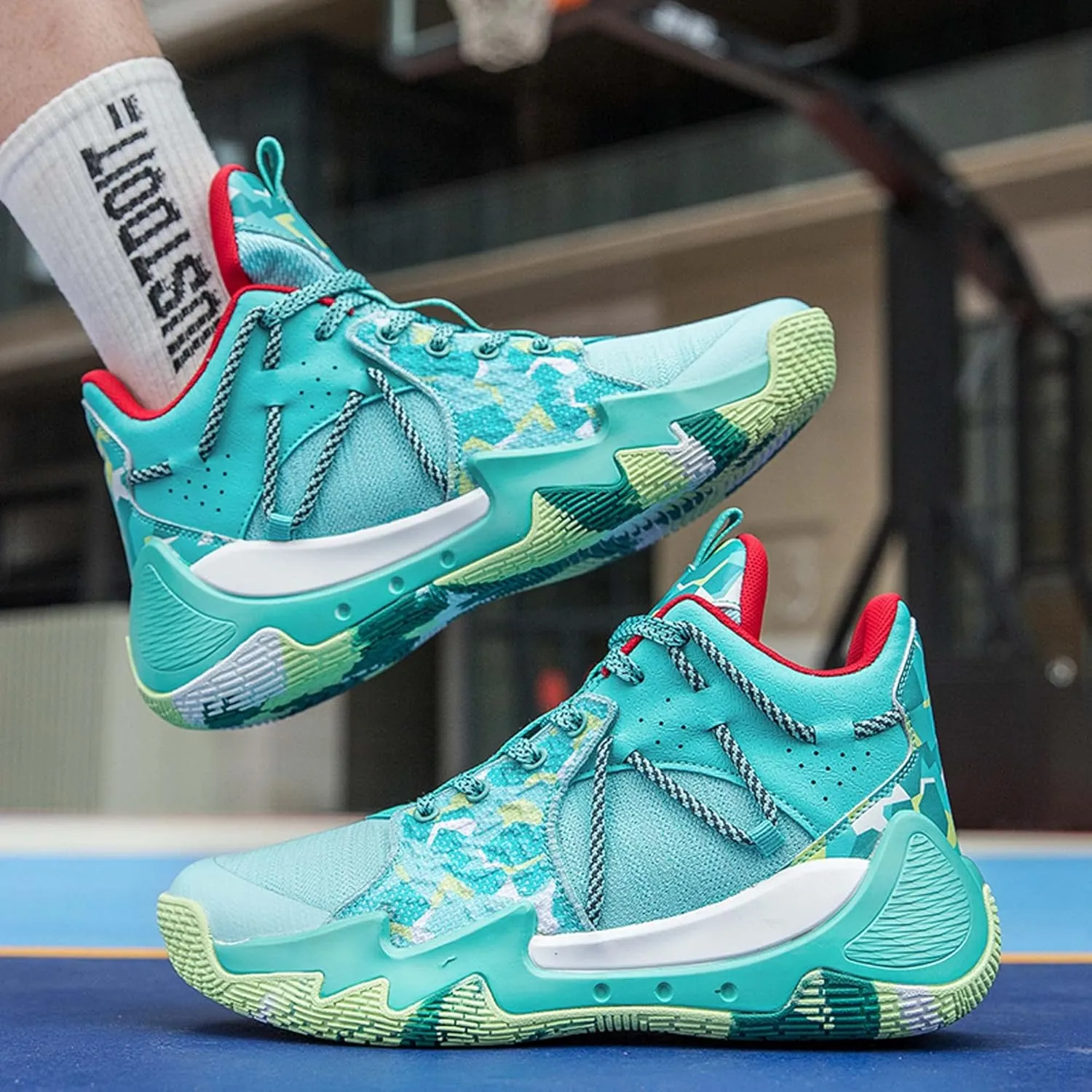 Basketball Shoes Men Summer New Professional Combat Sneakers Men's Shoes Students Breathable high top Sneakers