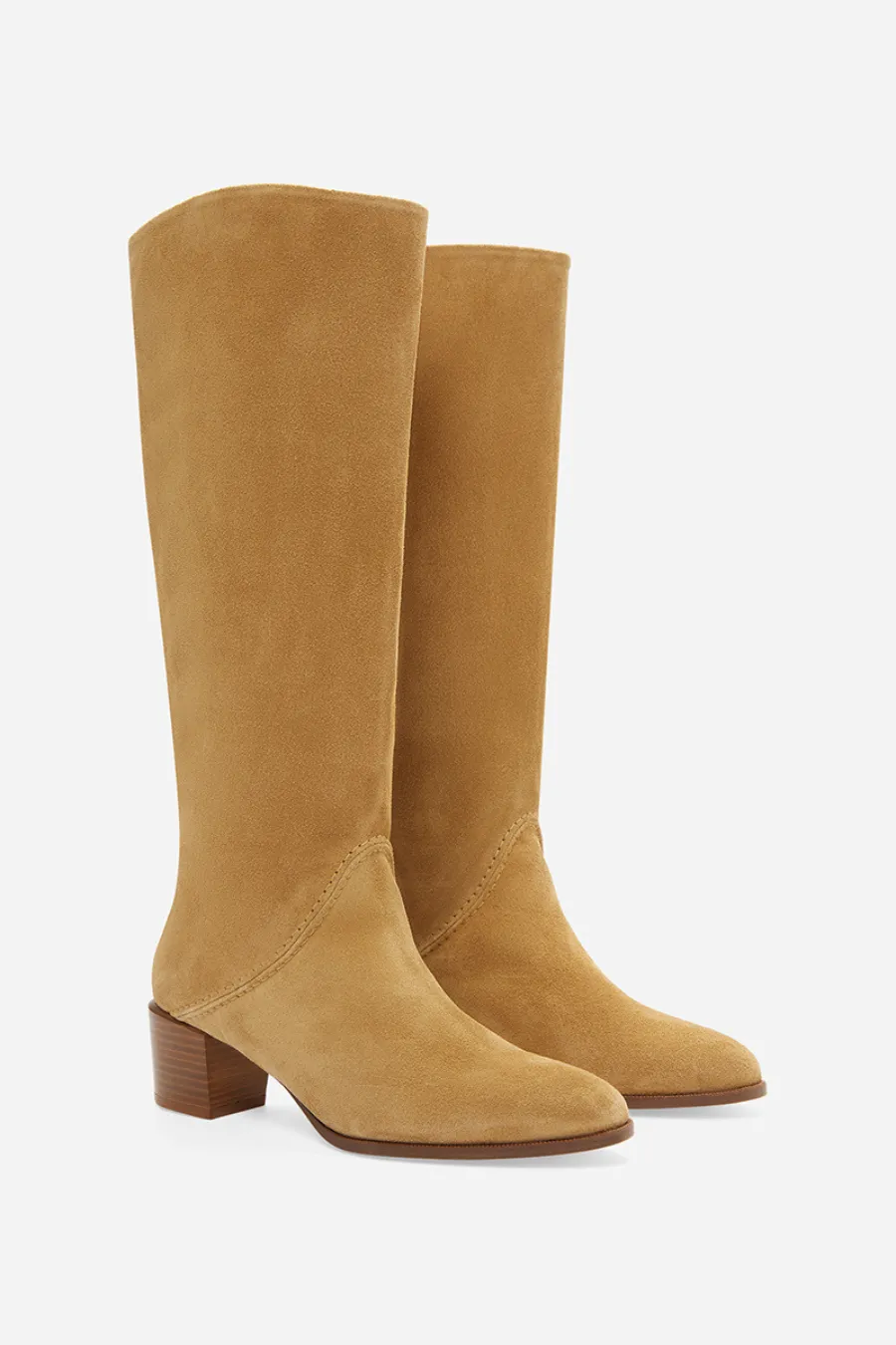 Boots 45mm Suede Ambre