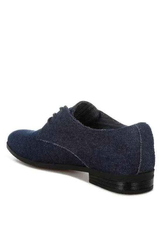 Denim Chic Oxford Shoes