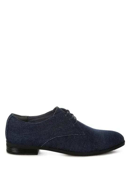 Denim Chic Oxford Shoes