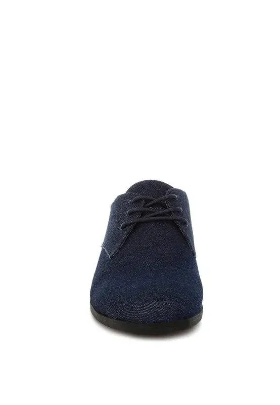 Denim Chic Oxford Shoes