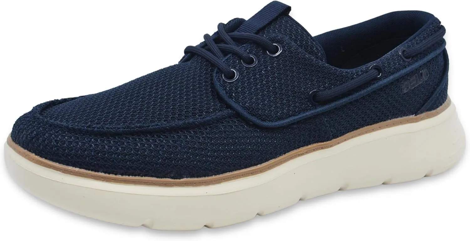 ECO Friendly Boat Shoe, Lightweight, Breathable Mens Casual Footwear