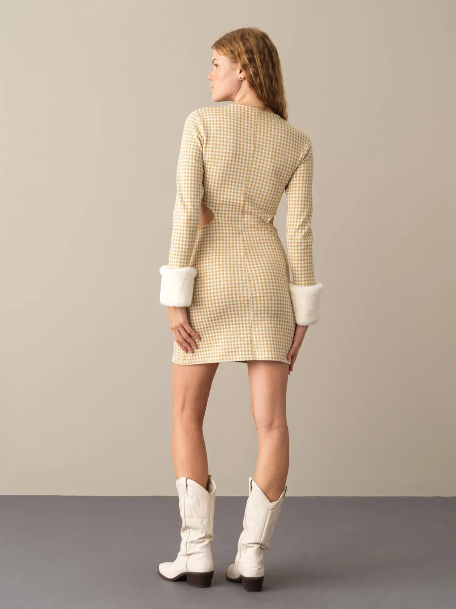Emily Gingham Mini Dress