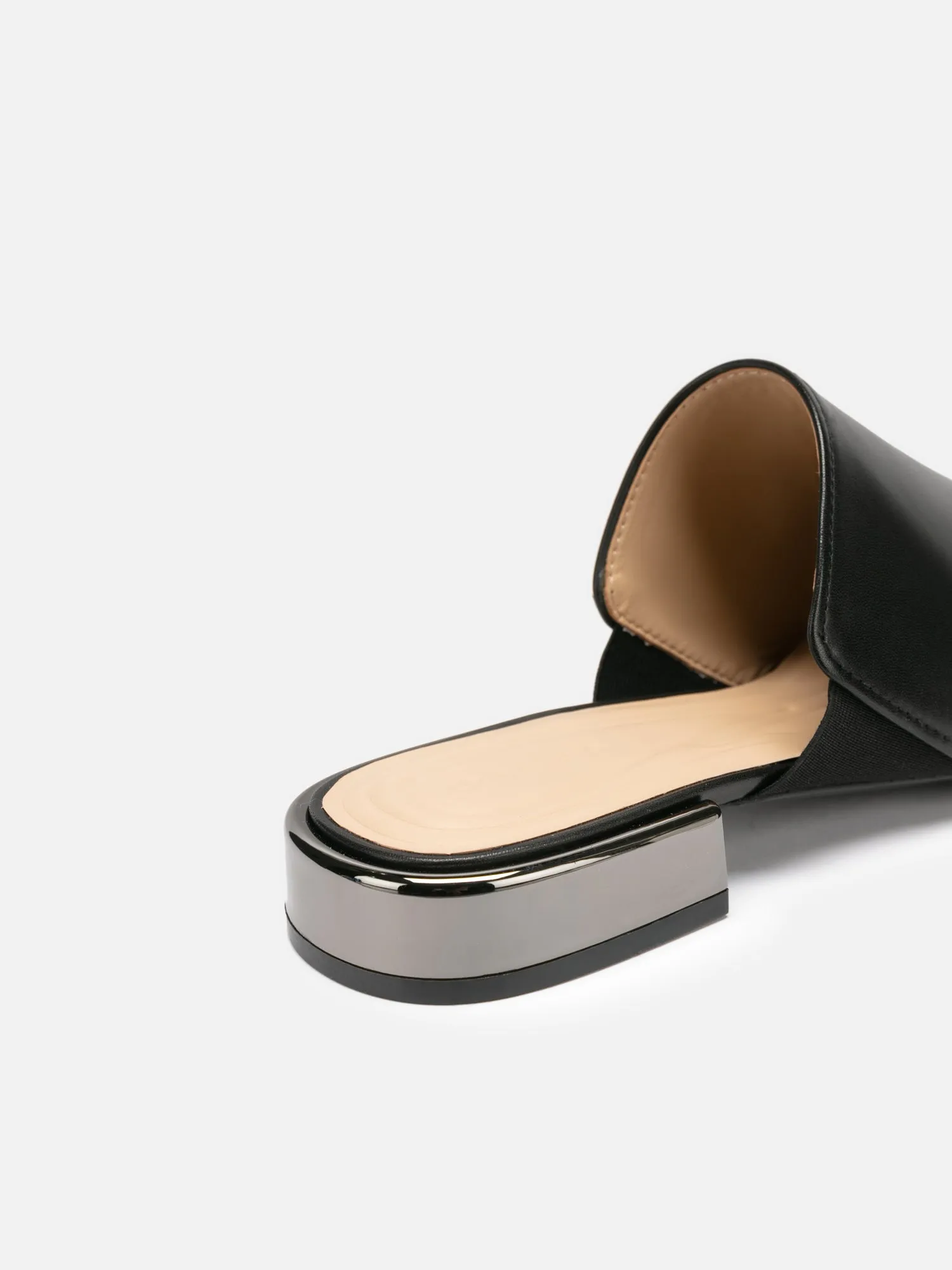 EP YAYING Low-heeled Muller Slippers for Outdoor Wear