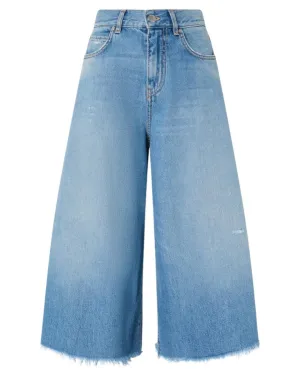 Jeans Bermuda Ampi in Denim Soft