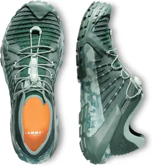 Mammut Men's Hueco Knit II Hiking Shoes, Dark Jade Jade, 7.5 Men