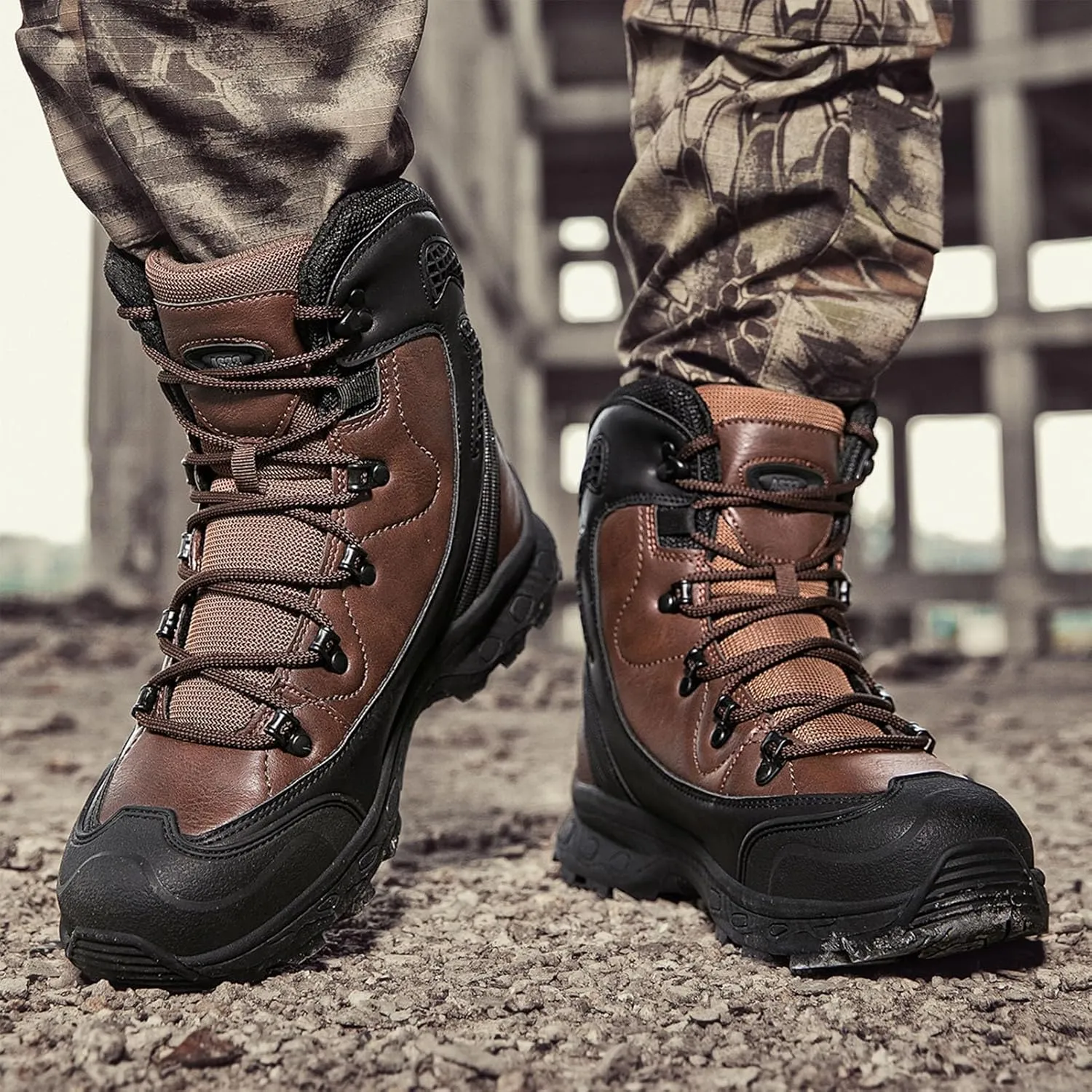 Men's Combat Tactical Hiking Boots | All-Terrain, Waterproof, Non-Slip for Hunting, Work and Outdoor