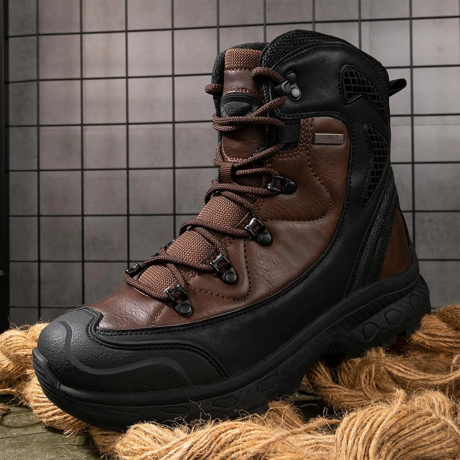 Men's Combat Tactical Hiking Boots | All-Terrain, Waterproof, Non-Slip for Hunting, Work and Outdoor