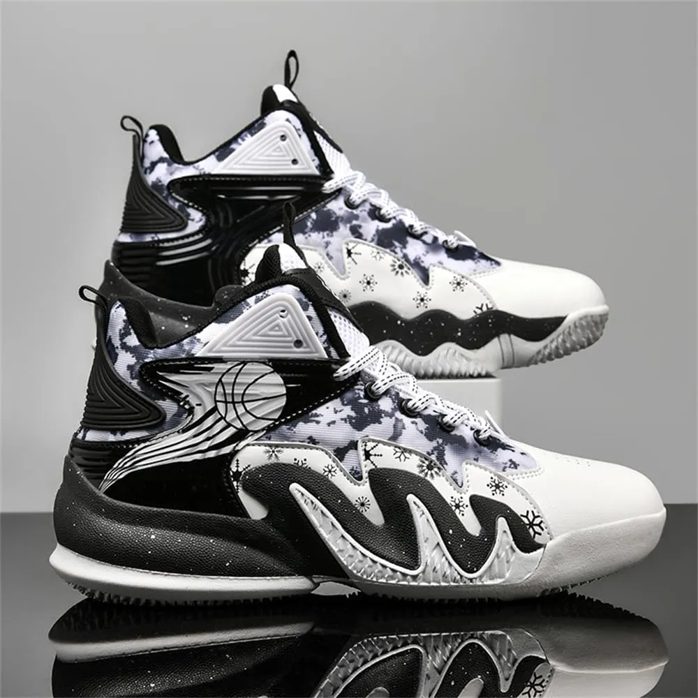 Men's High Top Anti-Slip Cushioning Basketball Shoes Fashion Running Sneakers Light Training Athletic Shoes