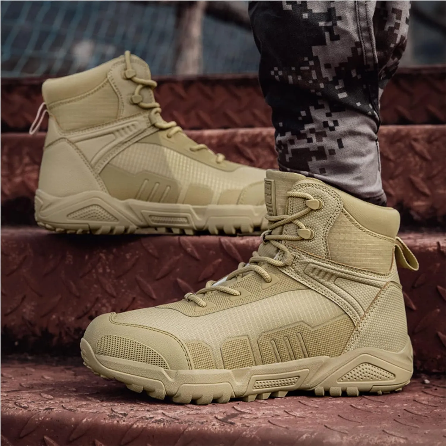 Men's Lightweight Hiking Boots Hunting Boots Work Boots Military Tactical Boots Motorcycle Combat Boots
