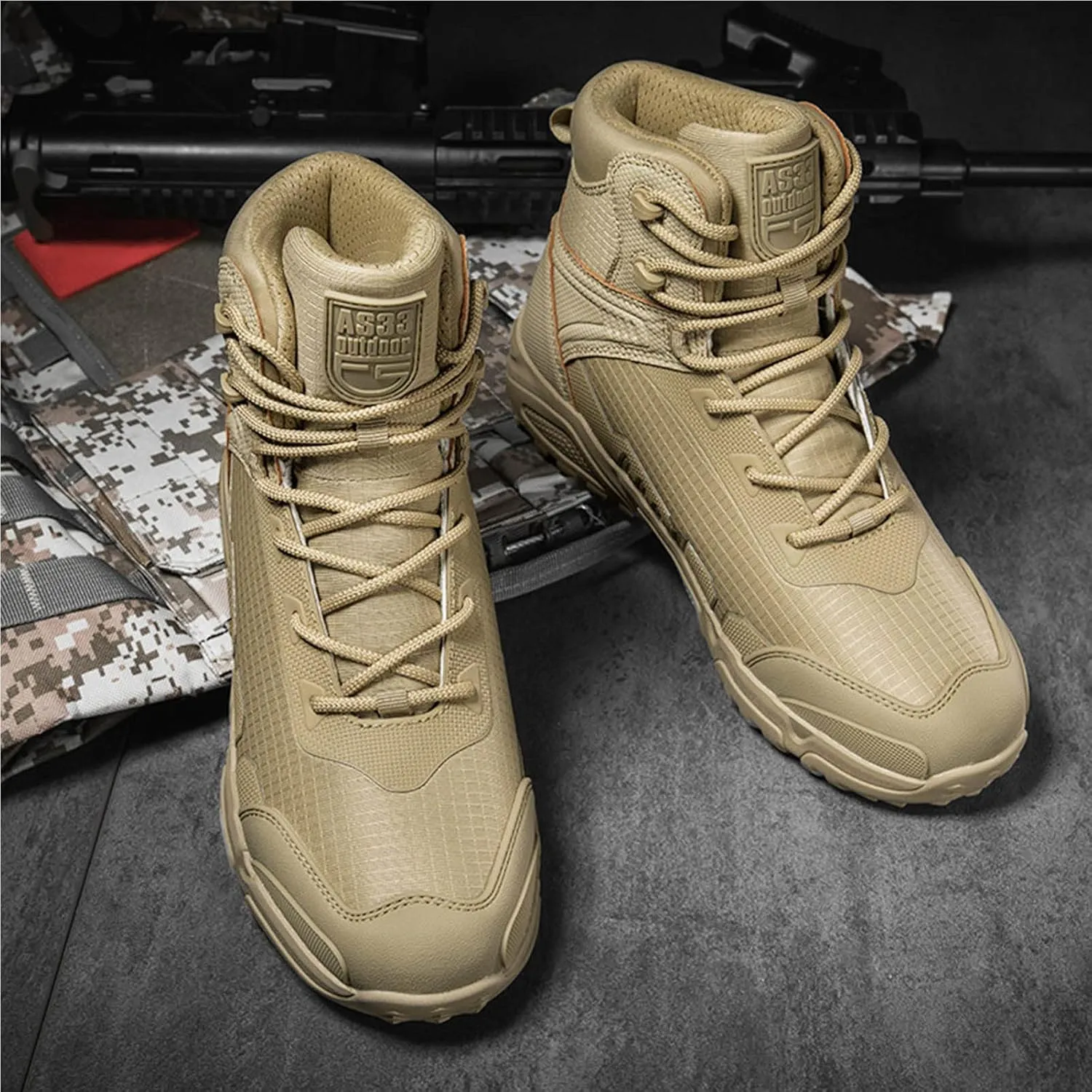 Men's Lightweight Hiking Boots Hunting Boots Work Boots Military Tactical Boots Motorcycle Combat Boots