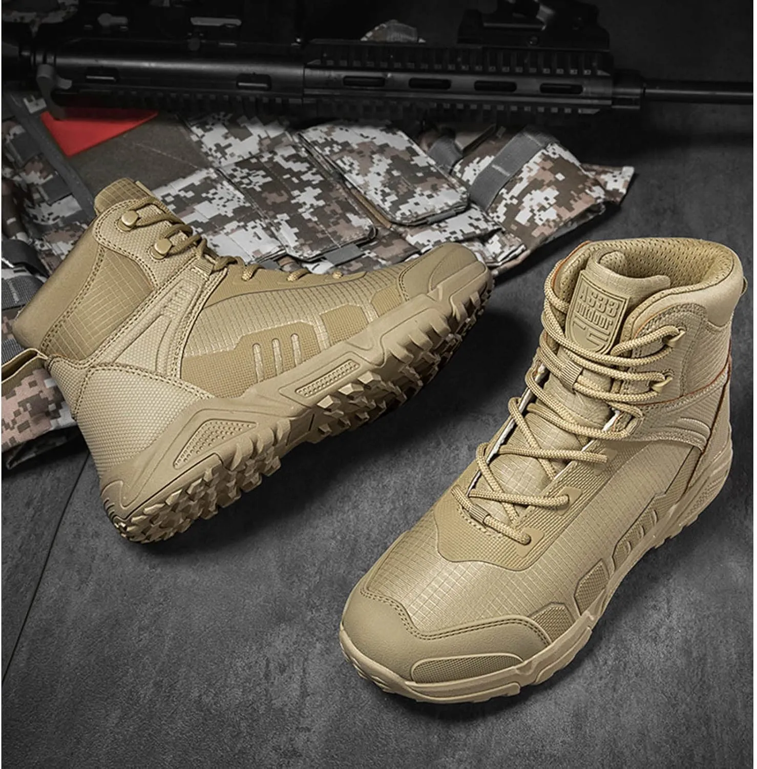 Men's Lightweight Hiking Boots Hunting Boots Work Boots Military Tactical Boots Motorcycle Combat Boots