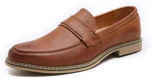 Men's Slip-On Penny Loafers Shoes Office Dress Shoes Formal Oxfords Shoes Cap Toe Casual Business Loafers Outdoor Walking Shoes Derby Shoes for Men