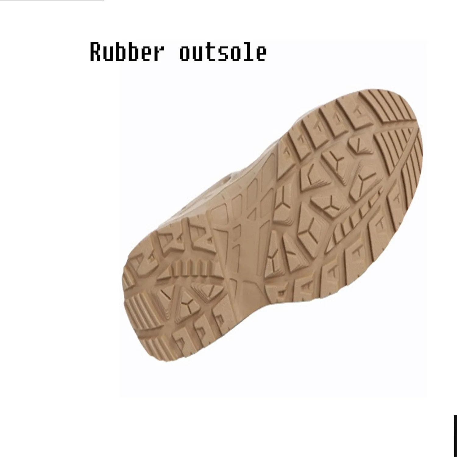 Men's Tactical Waterproof Boots, Durable Comfortable Coated Leather Combat Hiking Shoes