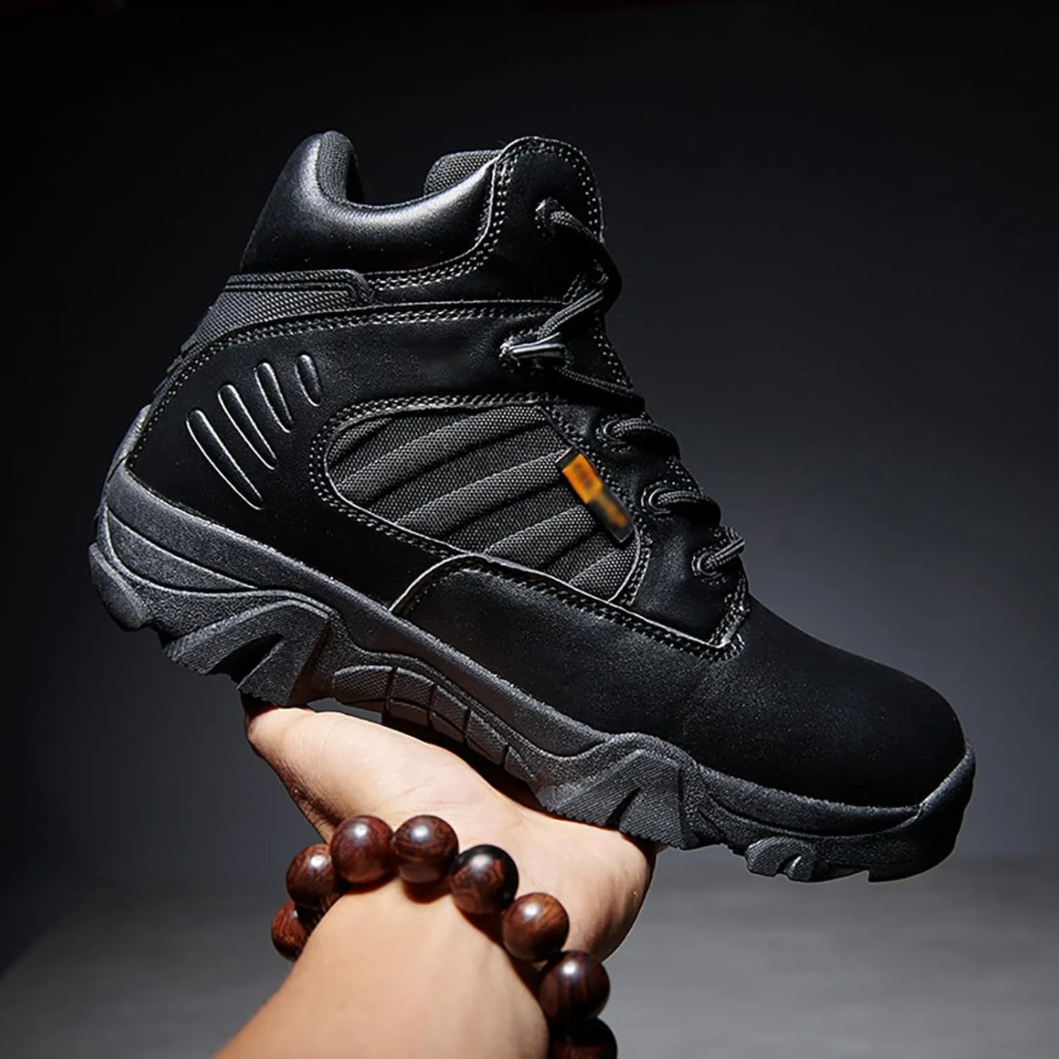 Military Boots For Men Tactical Boots Combat Boots Breathable Police Patrol Boots Lightweight Army Boots Waterproof Hiking Boots