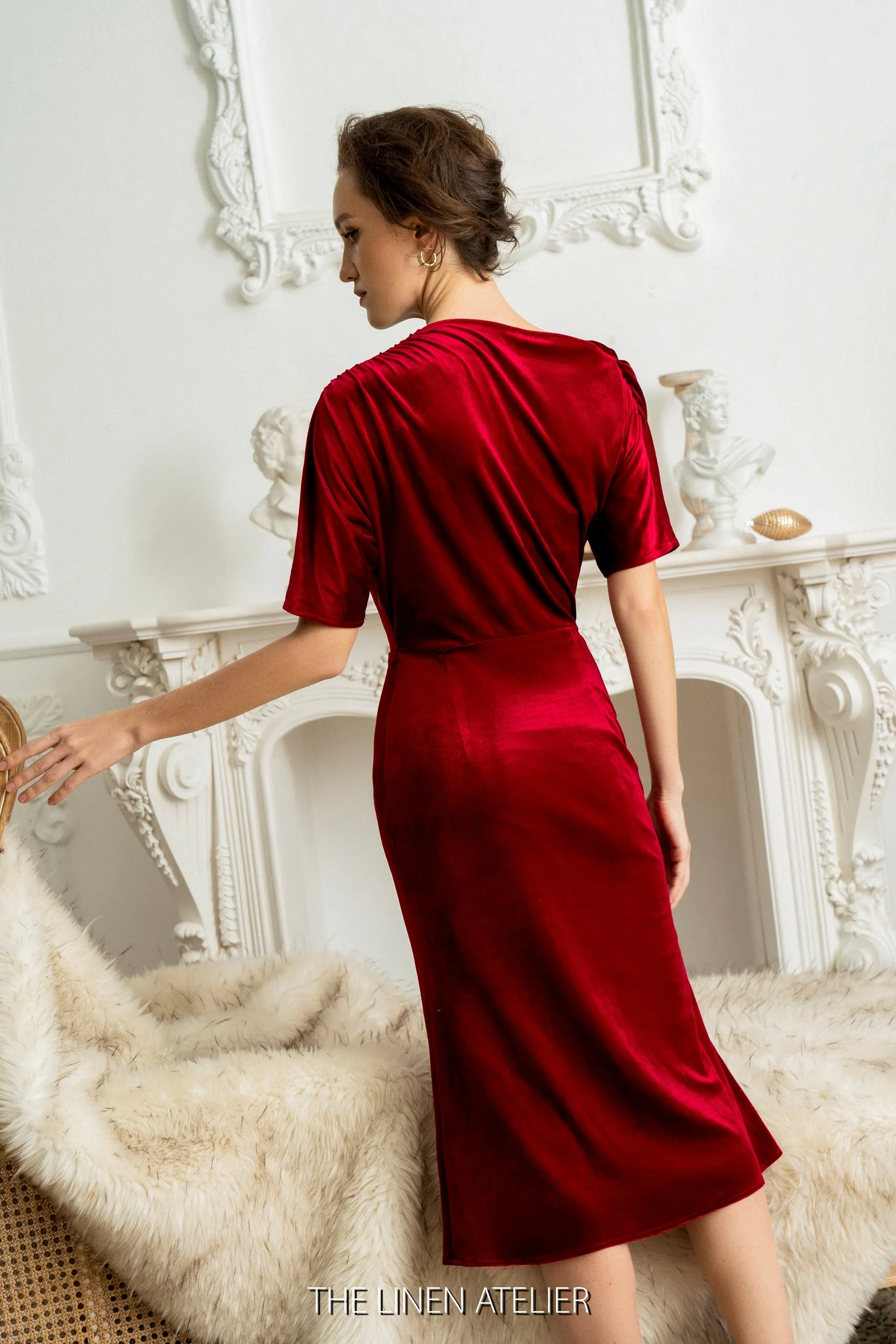 RUBY Velvet Cocktail Dress