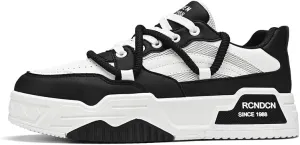 Sneakers for Mens Casual Shoes Fashion Sneakers Comfort Walking Shoes Men's Non Slip Work Footwear, Food Service Work Sneakers, Lace-Up Breathable Work Shoes for Men's Fashion Sneakers