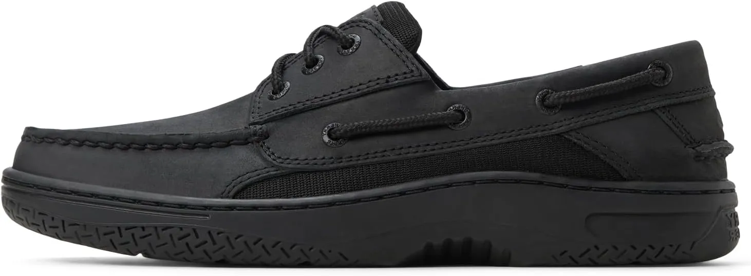 Sperry Men's Billfish 3-Eye Boat Shoe, Black, 12 Wide