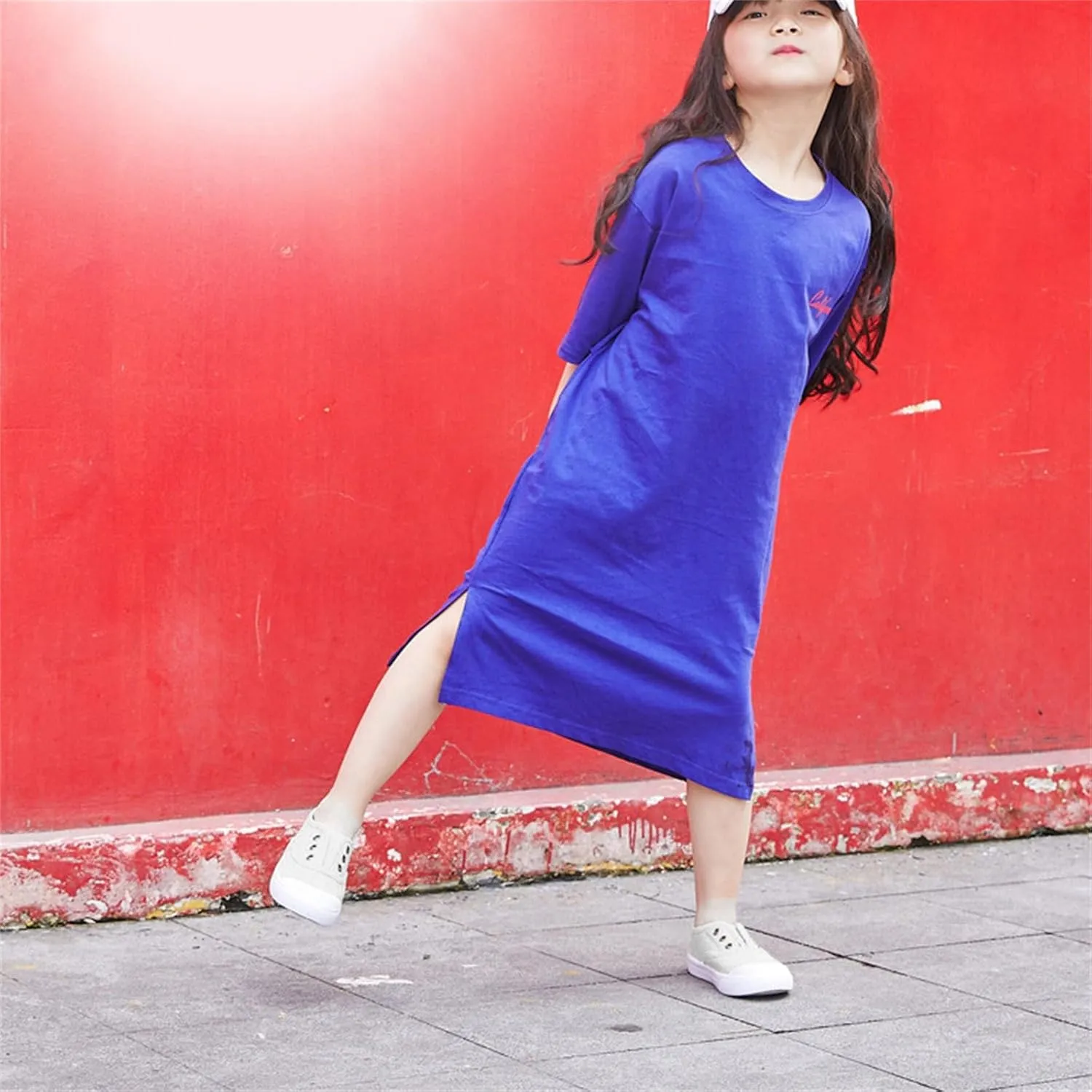 Toddler Girls Boys Canvas Light Weight Slip-On Sneakers Classical Cotton Flat Running Shoe Casual Walking Shoes