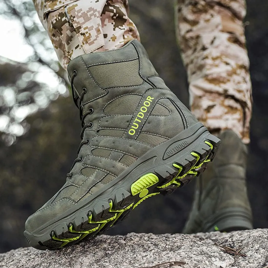 Trail Running Boots Mens Walking Shoes Trekking Hiking Boots Lightweight Outdoor Hiking Shoes Walking Trainers Shoes