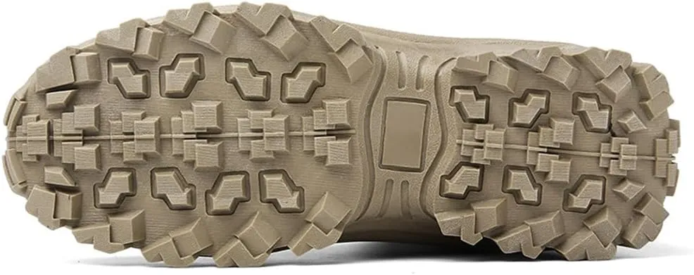 Waterproof Hiking Work Boots Men's Tactical Boots 6 Inches Lightweight Military Boots Breathable Outdoors Desert Boots
