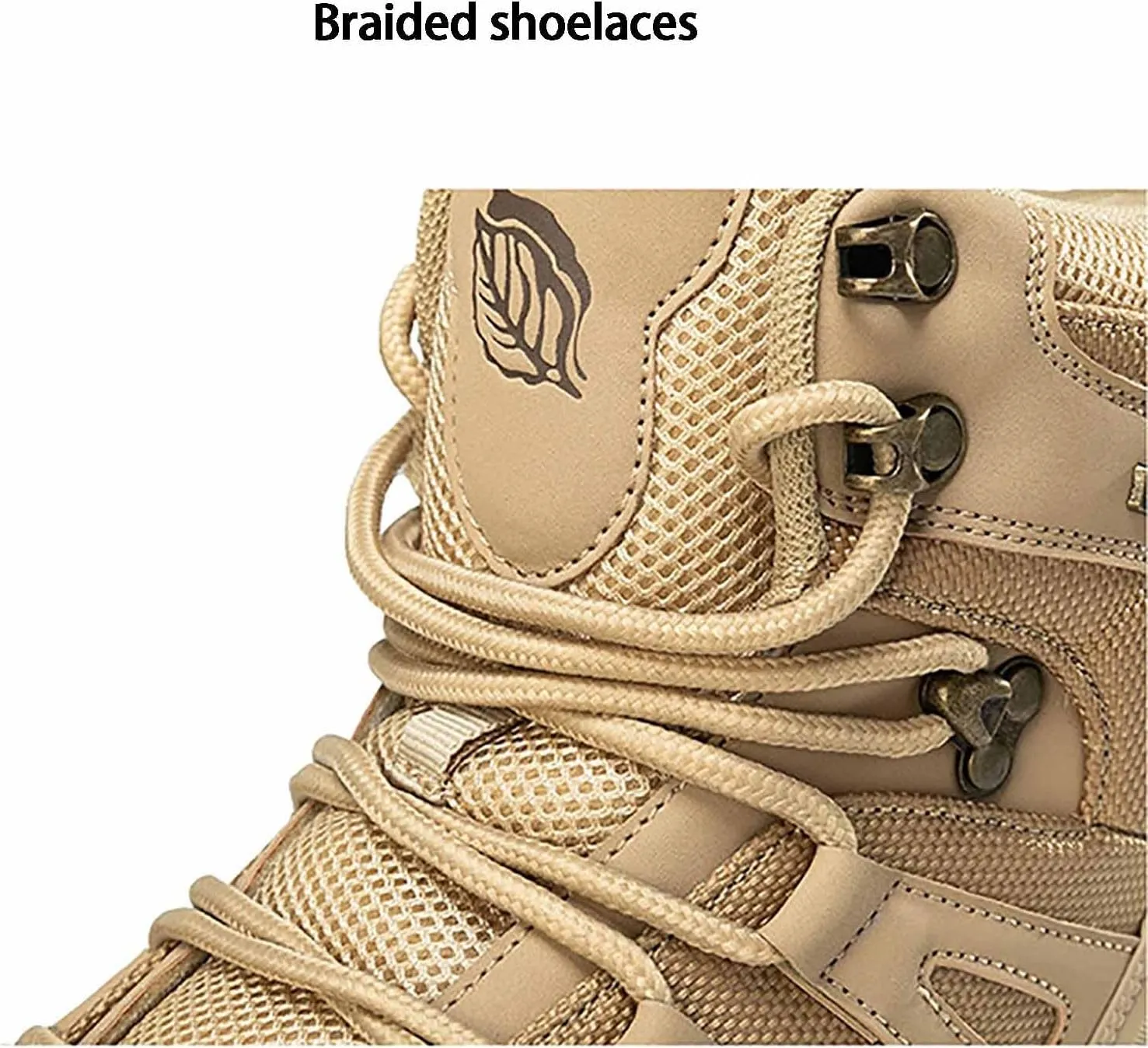 Waterproof Military Tactical Work Boots, Men's Tactical Army Boots with Sports Socks Lightweight Combat Boots Outdoor Hunting Jungle Hiking Boots