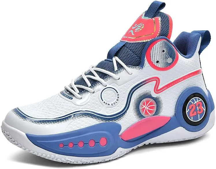 Women Men Basketball Shoes Neutral Breathable Non Slip Sneakers High Top Fashion Outdoor Casual Shoes Sneakers.
