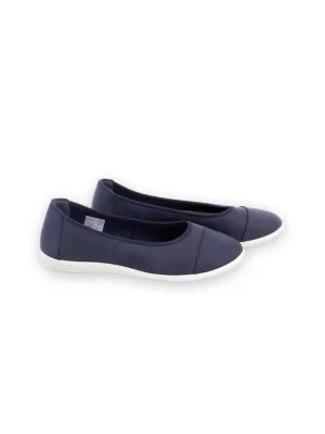 Women's Plain Solid Loafers,Navy