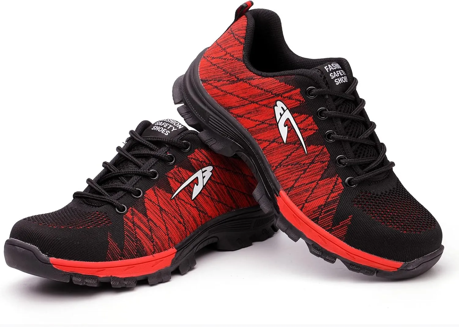 Work Safety Shoes for Men Womens,Lightweight Safety Shoes Slip Resistant Work Sneaker Breathable Puncture Proof Shoes